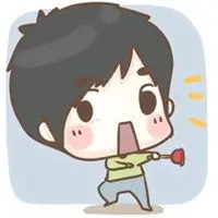 观众头像，短发读者托腮微笑